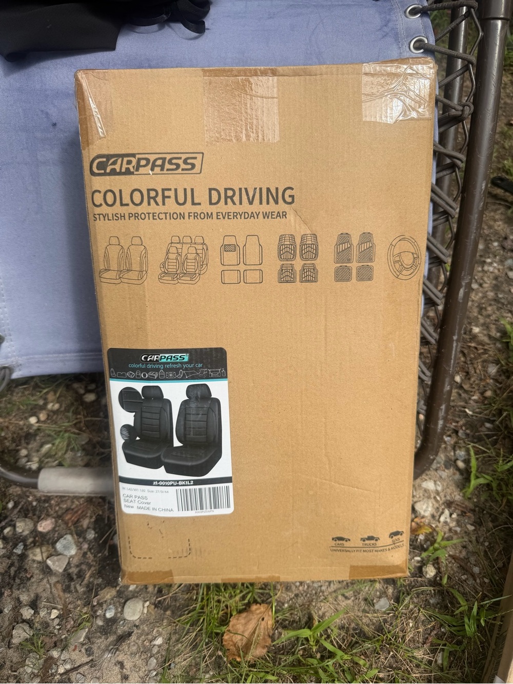 CARPASS Black Car Seat Covers - 2 covers passenger and driver